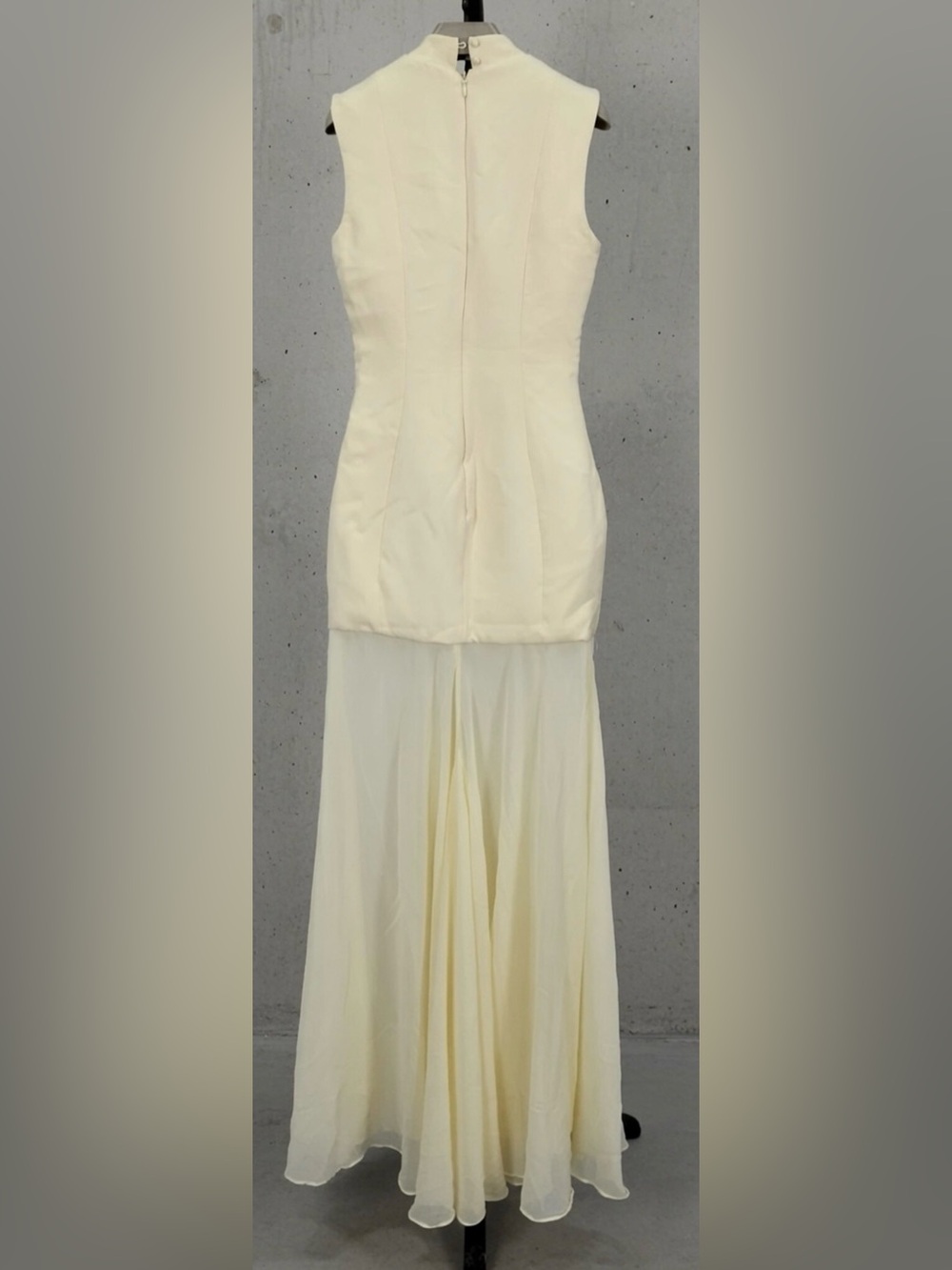 HOUSE OF CB 'Raphaella' Butter Yellow Keyhole Maxi Dress/Small US4-6 $299 - Picture 10 of 12